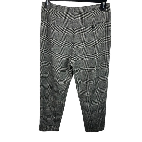 Wilfred | Chambery Cream Black Plaid Ankle Pants - Picture 4 of 8